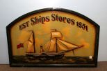 Wood Ship Sign