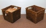 Two Wicker Baskets