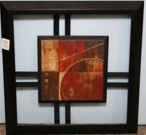 Black Framed Abstract Picture