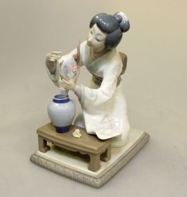 Lladro Figurine Entitled Oriental Girl