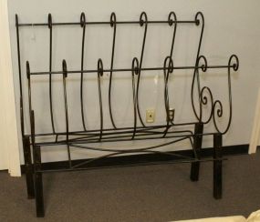Scrolled Wrought Iron Full Size Bed