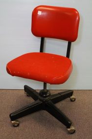 Red Rolling Office Chair