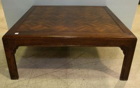 Square Oak Coffee Table