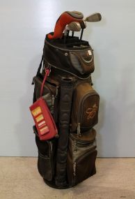Budweiser Golf Bag and Clubs