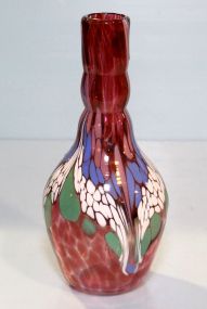 1993 Signed James Joyce Art Glass Vase