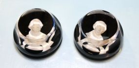 Two Baccarat Paperweights