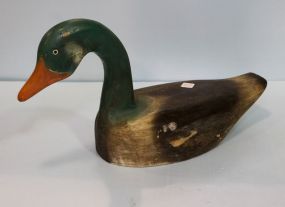 Wood Painted Duck