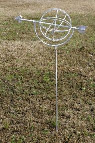 Wrought Iron Sphere Stake