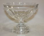 Large La Marson France Crystal Compote