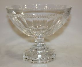 Large La Marson France Crystal Compote