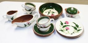 Twelve Pieces of Thistle by Stangl Pottery