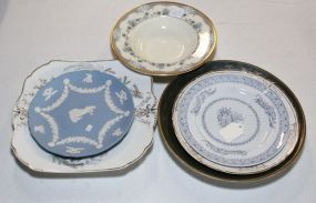 Five Plates & Minton Bowl