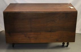 Early Walnut Dropleaf Dining Table