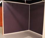 Purple Eight Foot Pegboard Wall