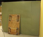 Green Ten Foot Pegboard Wall