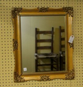Carved Gold Mirror