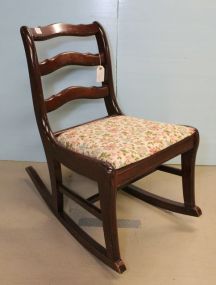 Mahogany Sewing Rocker