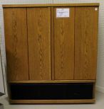 Oak Entertainment Cabinet