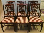 Six Mahogany Duncan Phyfe Dining Chairs