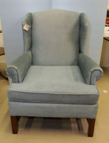 Chinese Chippendale Wingback Chair