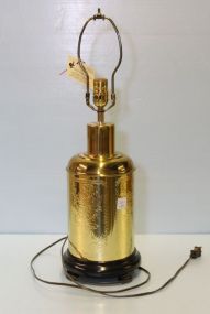 Round Brass Lamp