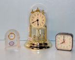 Ofnah Crystal Clock, Dig Tech Clock & Elgin Anniversary Clock