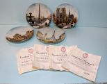 Four Hendrid Arceau & Fils Plates