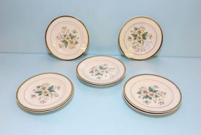 Eight Old Knowles Plates