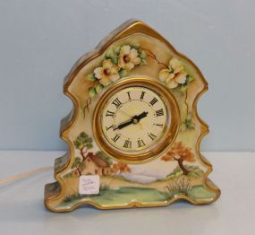 Hand Painted Electric Clock