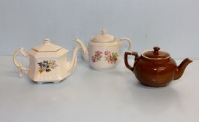 Hall Teapot, Japan Teapot & English Flowered Teapot