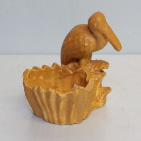 Niloak Pottery Crane Dish