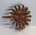 Metal Sun Sign