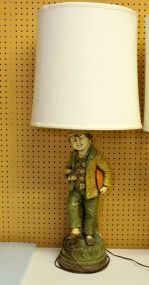 Plaster Boy Lamp