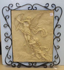 Resin Angel Plaque in Metal Frame