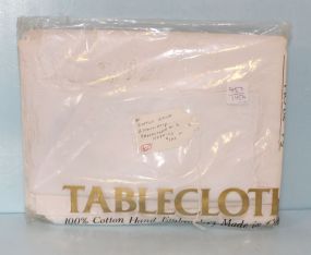 Cotton Hand Embroidery Table Cloth & Napkins 