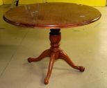 Round Single Pedestal Table