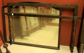 Walnut Dresser Mirror with Frame