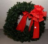 Two Christmas Wreaths