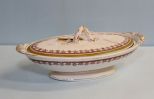 Oval Porcelain Hand Painted Casserole