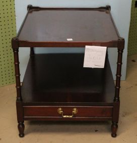 Wellington Hall Cherry Table with Drawer