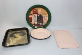 Two Granite Plates, Granite Lid & Two Coke Trays