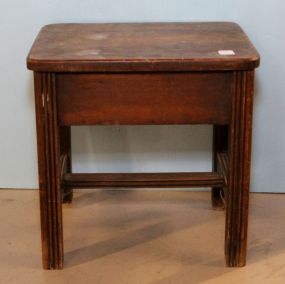 Wood Lift Top Stool