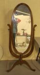 Oak Cheval Mirror