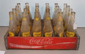 Coke Crate with Nu Grape Bottles