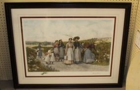 Berry Pickers Framed Print