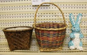 Choctaw Basket, Small Basket & Rabbit
