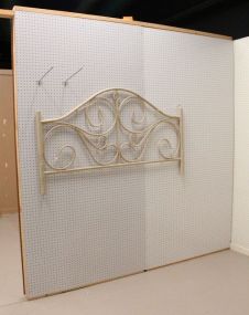 White Eight Foot Pegboard Wall