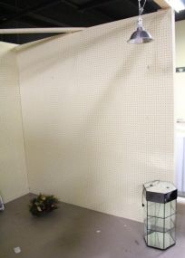 Light Green Eight Foot Pegboard Wall