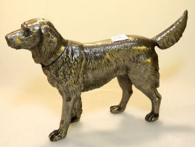 Large Pewter Dog