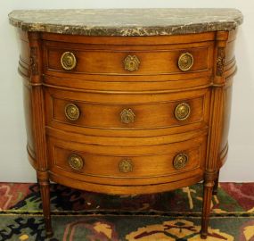 French Louis XVI Period Demi-Lune Commode from Southern France 18th Century